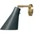 Miller Wall Light with Switch - Slate Grey, Brass