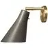 Miller Wall Light with Switch - Umbra Grey, Brass