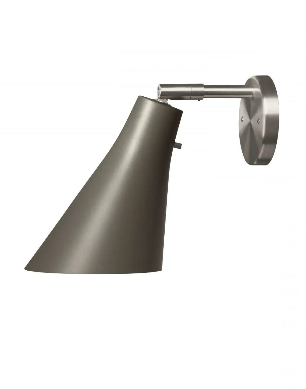 Miller Wall Light with Switch - Umbra Grey, Brass