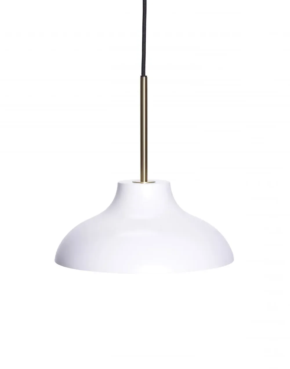 Small Pendant Light with Dimmer - White, Steel