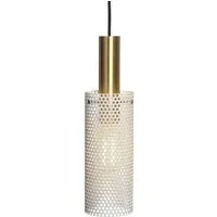 Small Pendant Light with LED - White, Steel