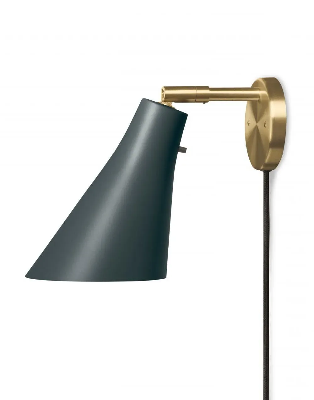 Wall Light with Switch - Light Sand, Brass