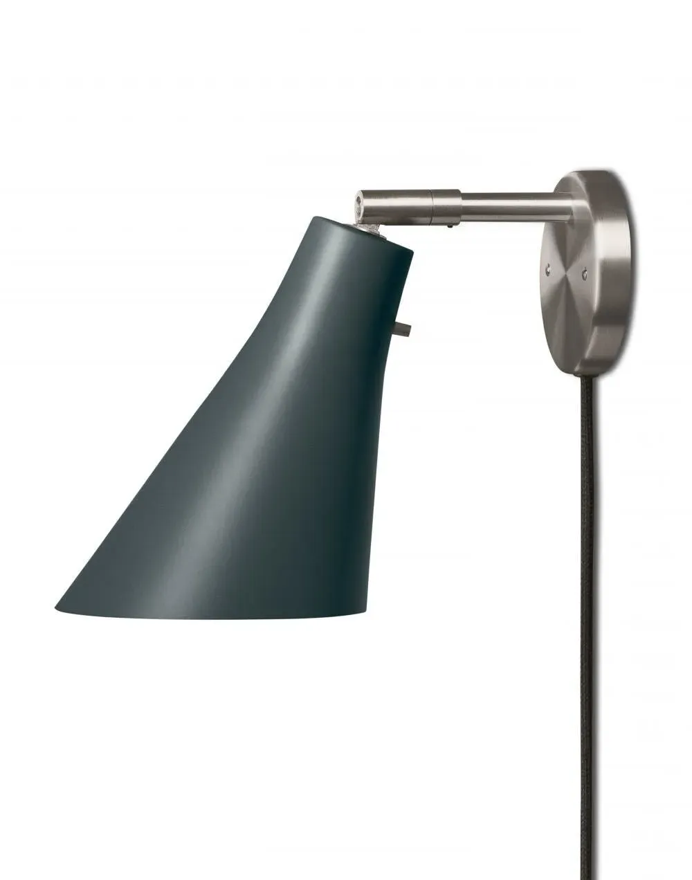 Wall Light with Switch - Slate Grey, Steel