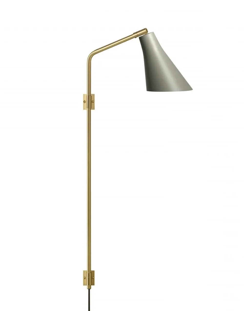 Wall Swing Light with LED - Sand, Brass