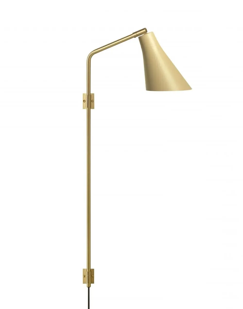 Wall Swing Light with LED - Sand, Brass