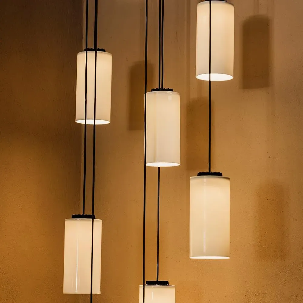 7-Light Cluster Pendant Light - Brass, Metal