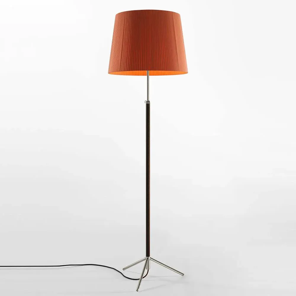 Adjustable Floor Lamp with Tripod Base - Tile