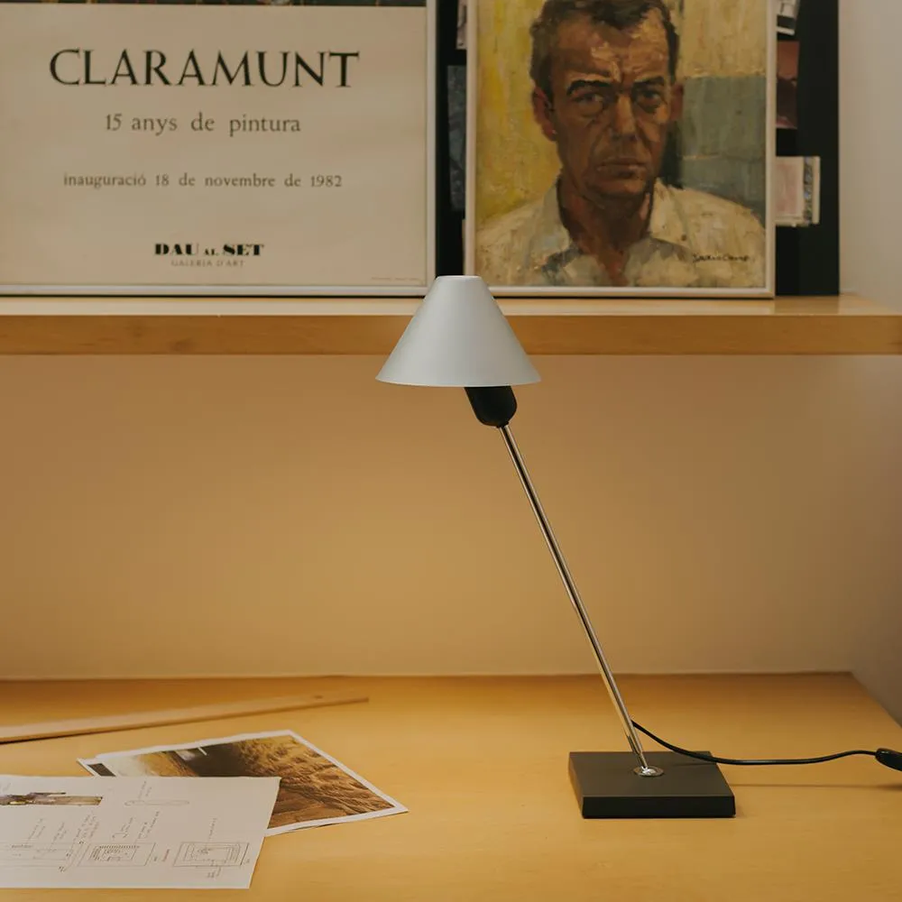 Adjustable Table Lamp - Natural, Aluminium