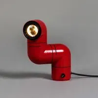 Adjustable Table Lamp with LED - Red