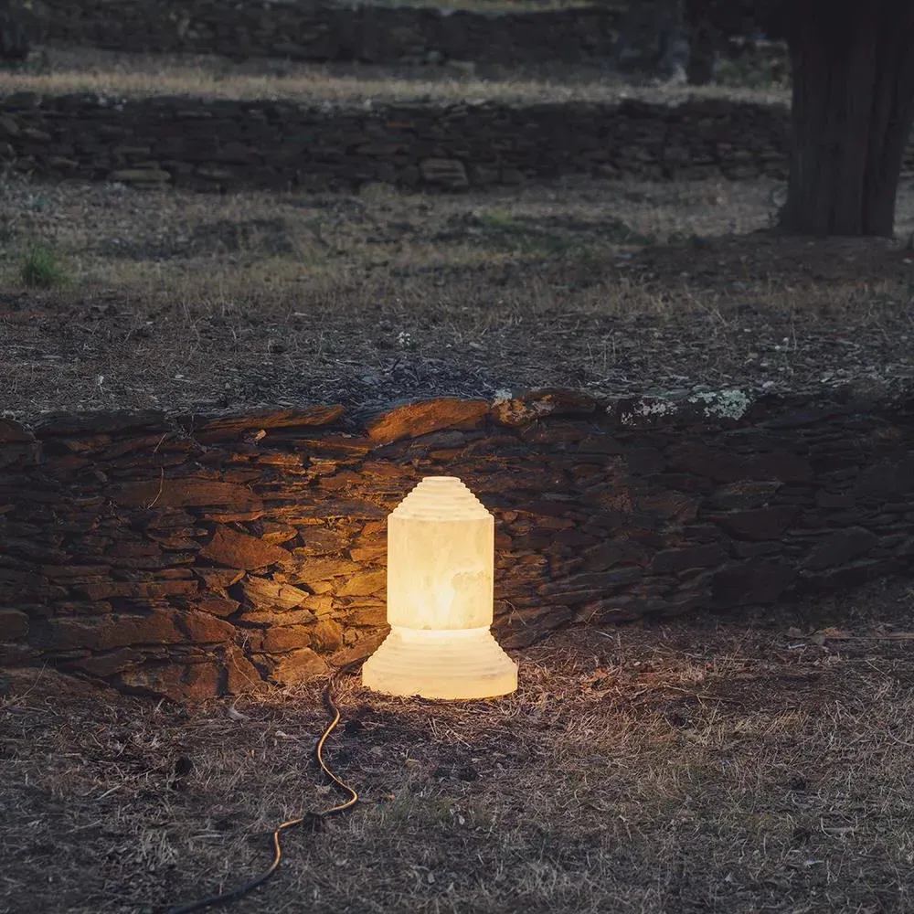 Babel Table Lamp - Alabaster