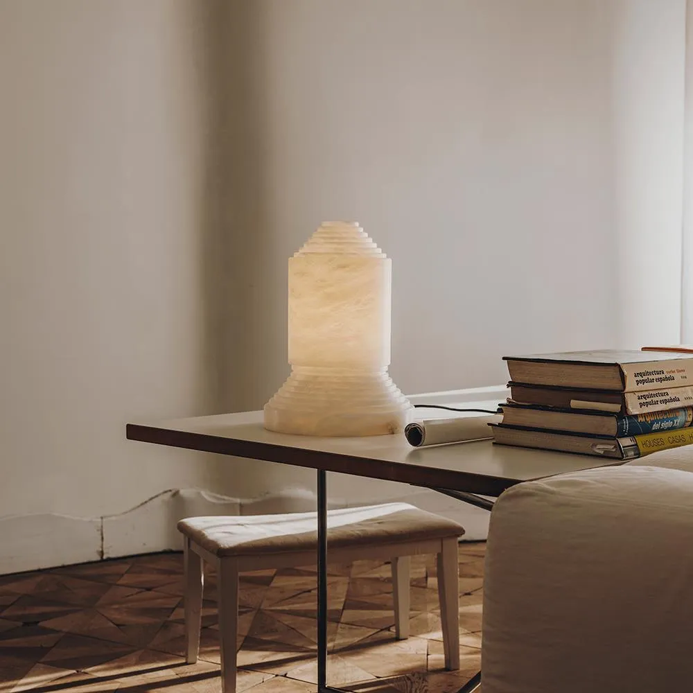 Babel Table Lamp - Alabaster