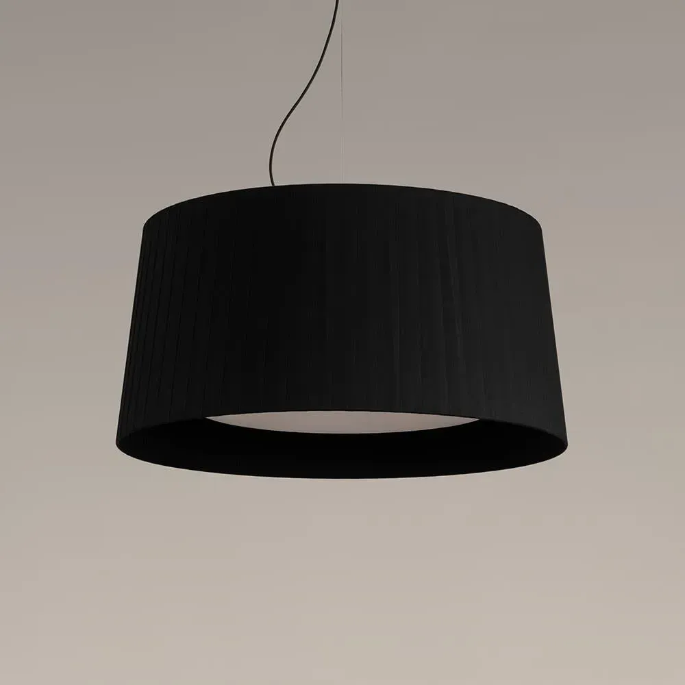 Extra Large Pendant Light - Black, Fabric image