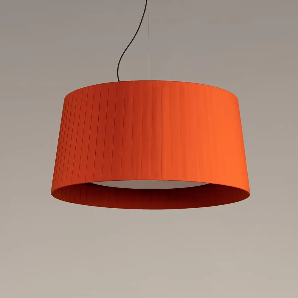 Extra Large Pendant Light - Mustard, Fabric