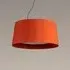 Extra Large Pendant Light - Red-Amber, Fabric