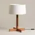 Fad Table Lamp - White, Oak