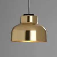 M64 Pendant Light - White, Polished Brass