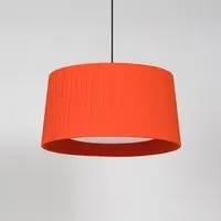 Oversized Pendant Light - Red-amber, Fabric