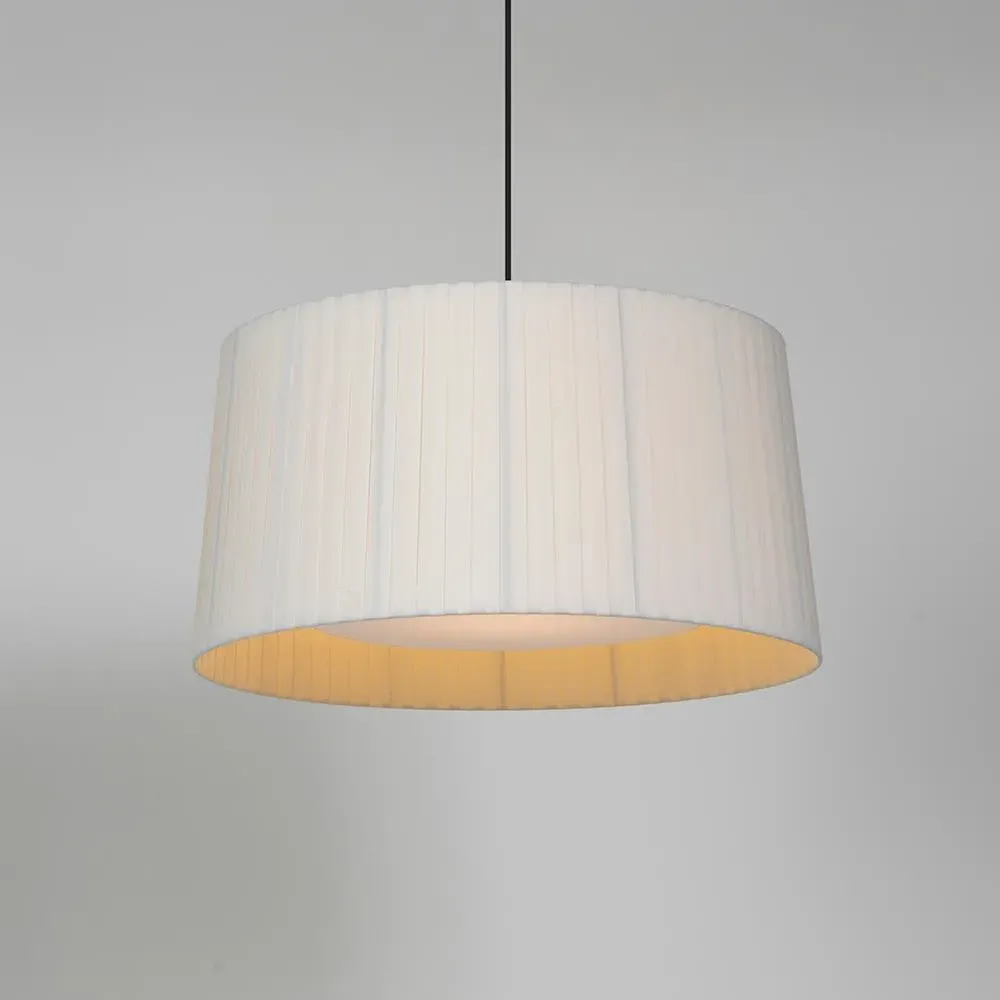 Oversized Pendant Light - Red-amber, Fabric