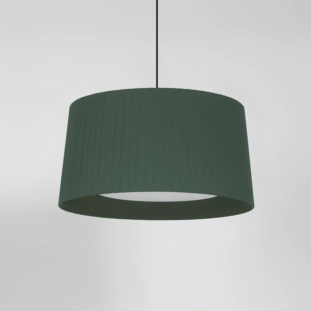 Oversized Pendant Light - Red-amber, Fabric