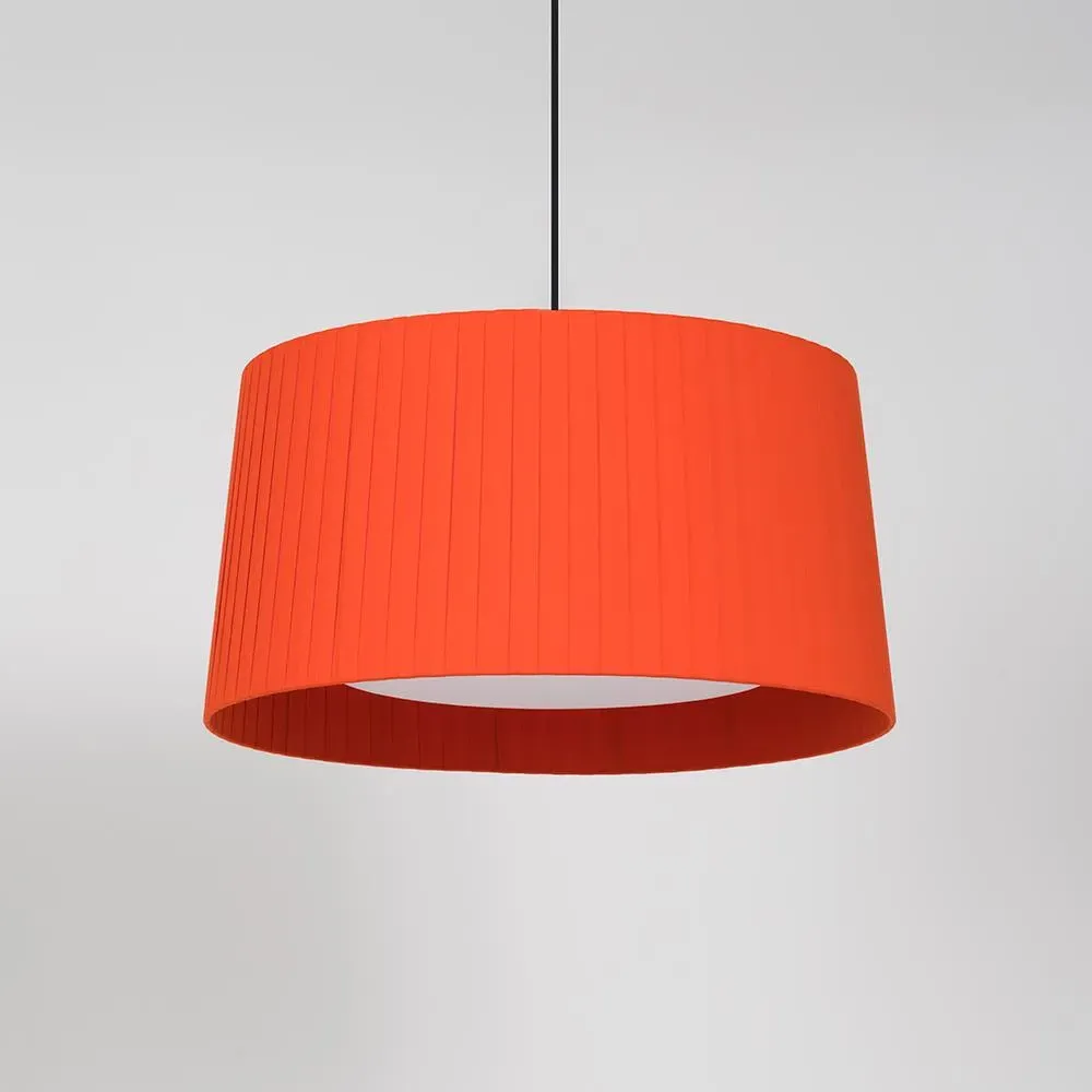 Oversized Pendant Light - Red-amber, Fabric image