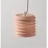 Pendant Light with Disc Design - Nude Rose, Metal