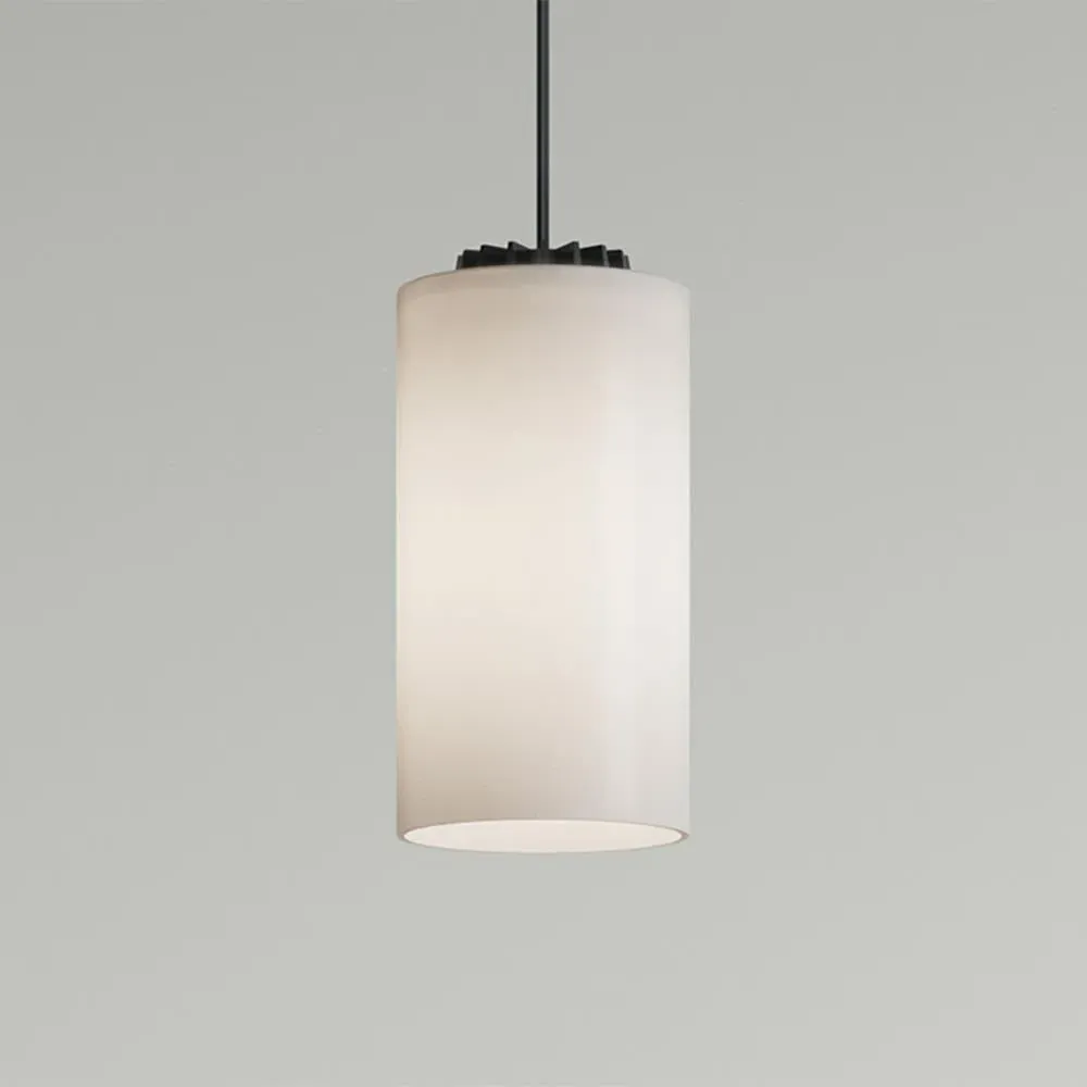 Pendant Light with LED - White, Opal Glass