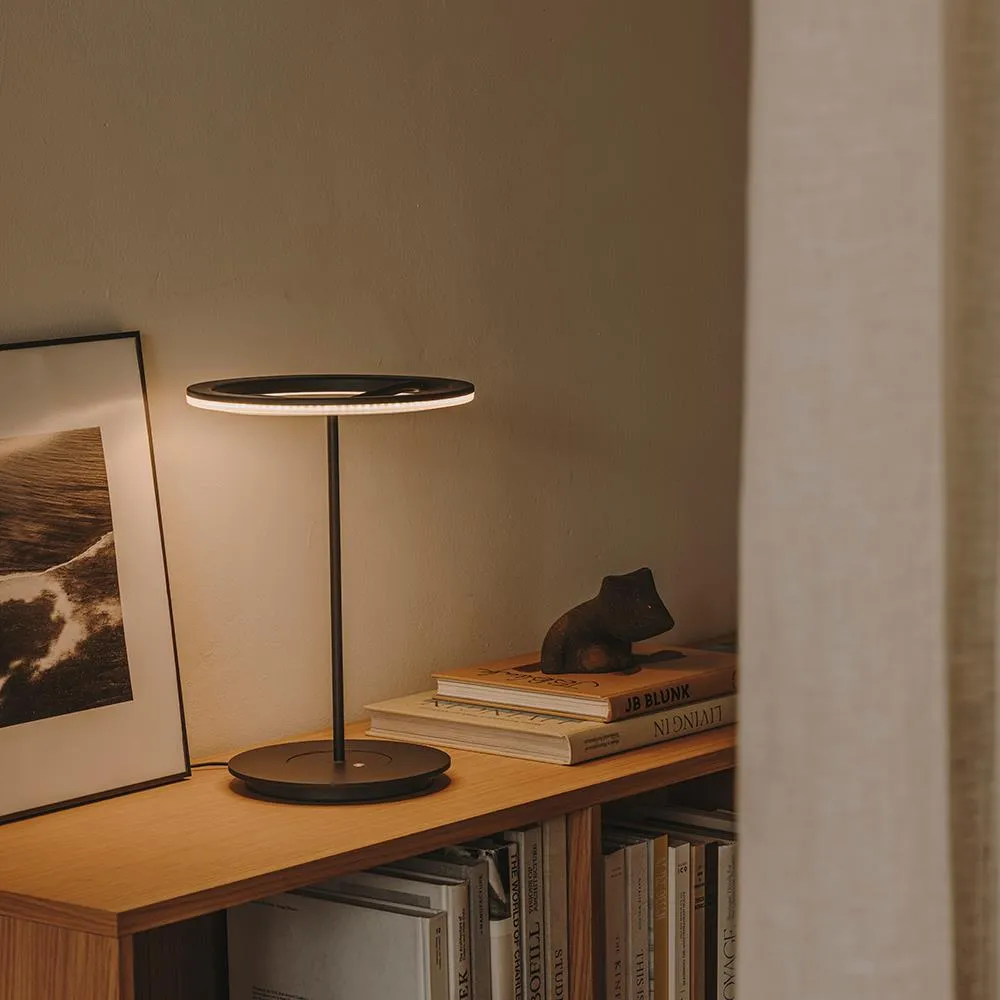 Sin S Table Lamp with Shade - Graphite, Aluminium