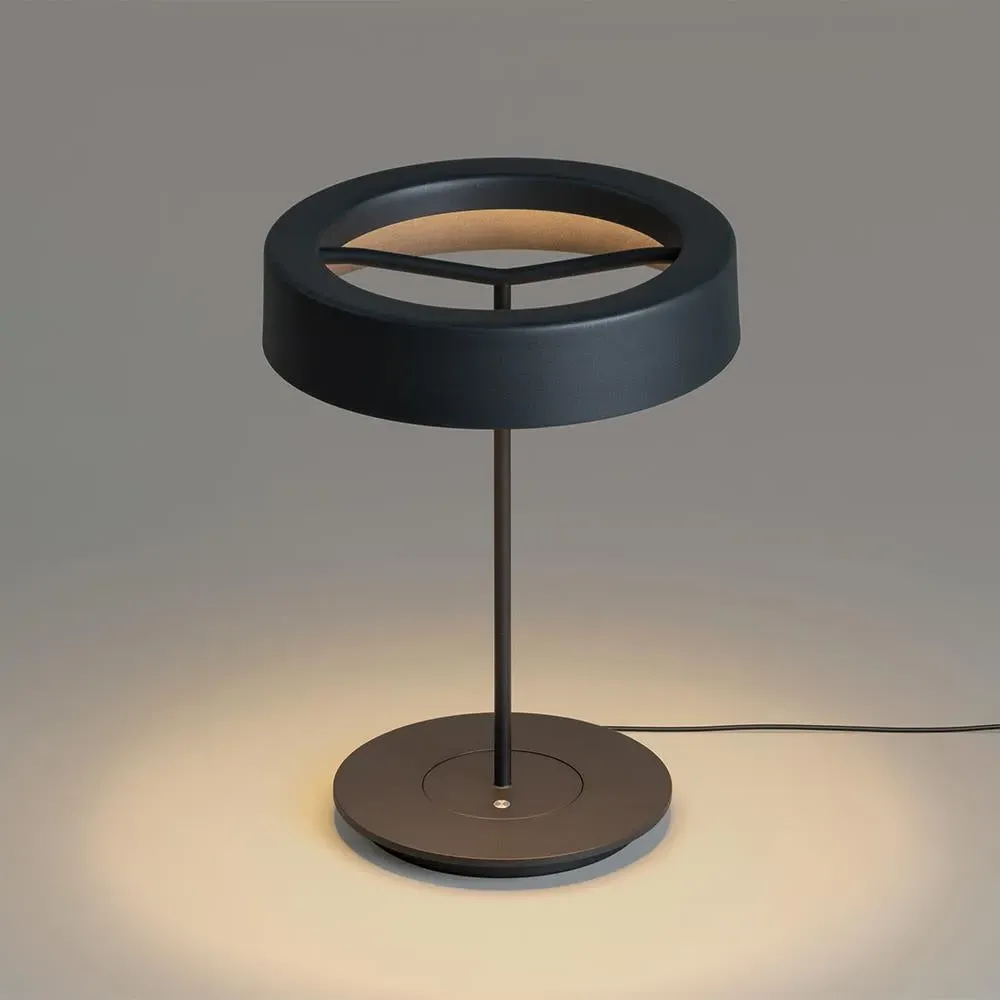 Sin S Table Lamp with Shade - Graphite, Aluminium