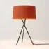 Tripod Table Lamp with Ribbon Shade - Tile