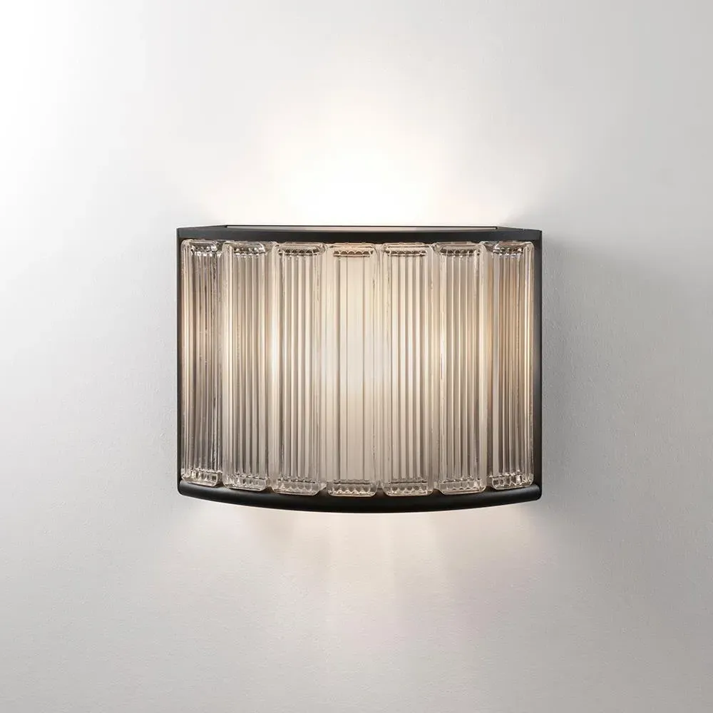 Tubular Wall Light with Glass Blocks