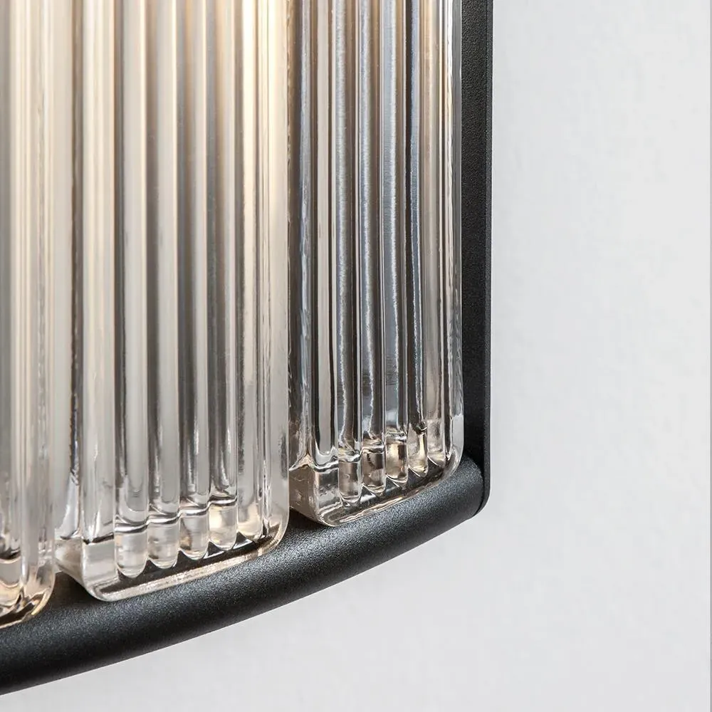 Tubular Wall Light with Glass Blocks