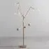 3-Arm Floor Lamp - Brass, Glass