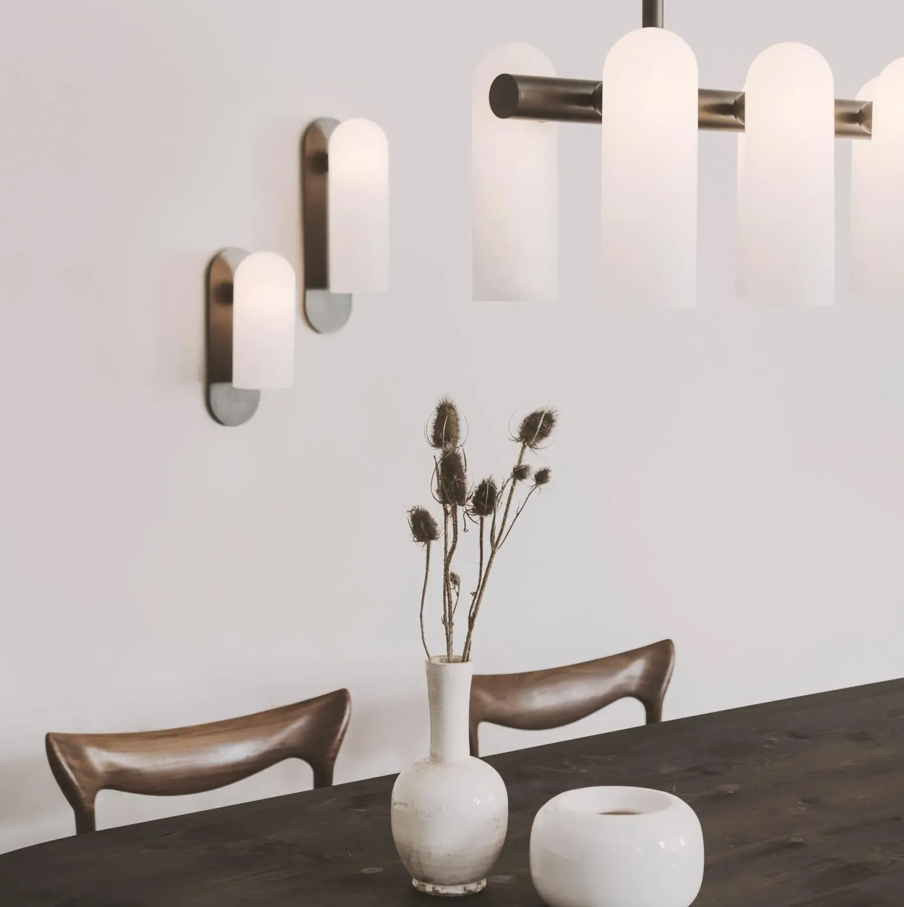 Odyssey Medium Wall Light - Burnished Brass