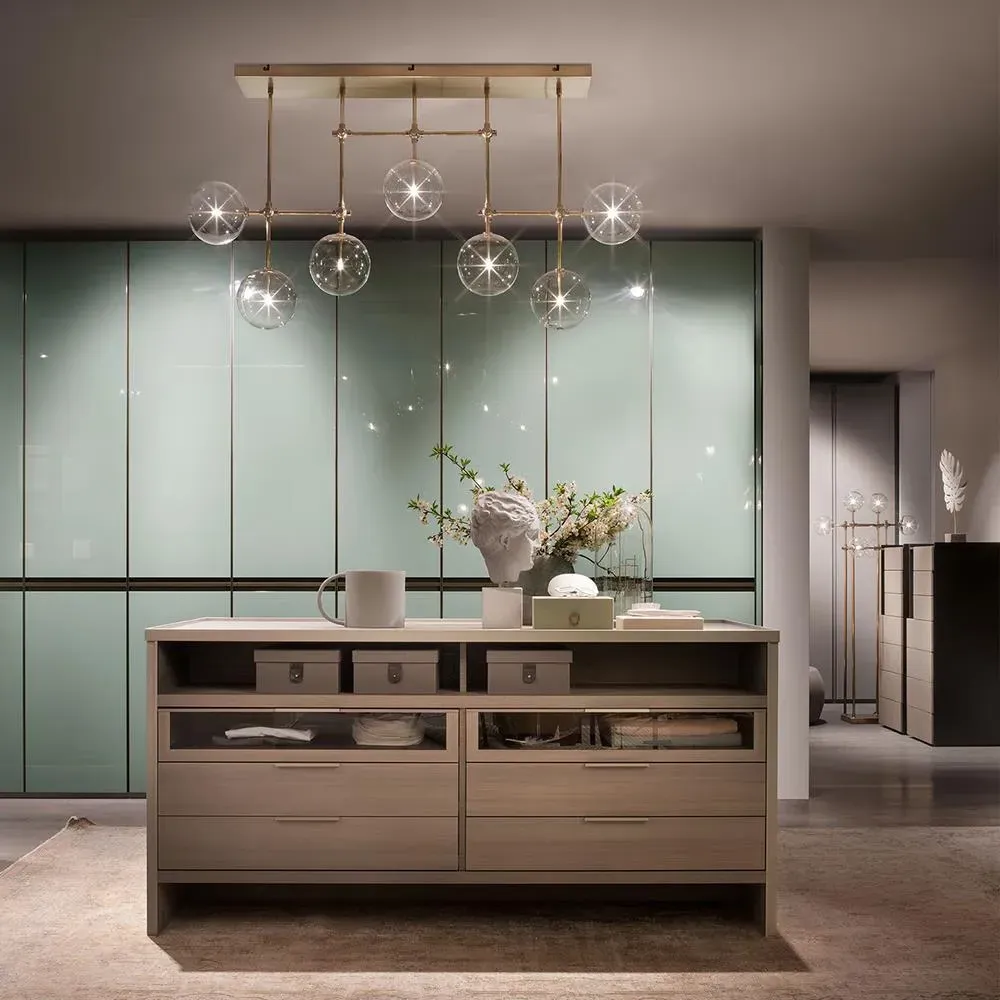 Soap B7 Large Chandelier - Brass