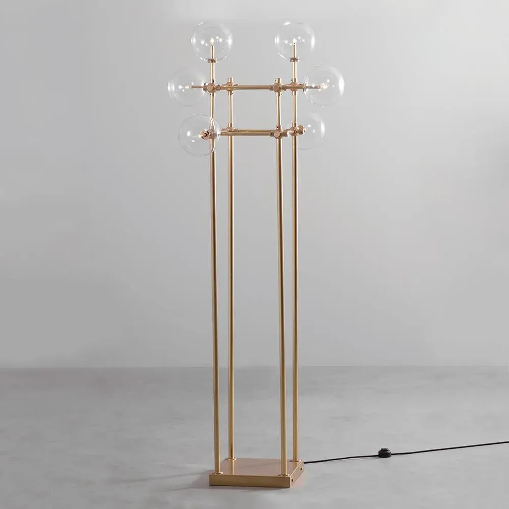 Soap Floor Lamp - Brass image