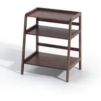 3-Shelf Side Table - Walnut, Solid Wood