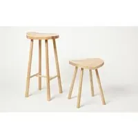 Stool with Joinery Detail - Natural, Ash Wood