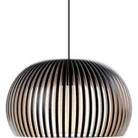 Atto Pendant Light - Black, Birch
