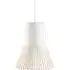 Compact Pendant Light - White, Birch