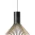 Flared Pendant Light - Black, Birch