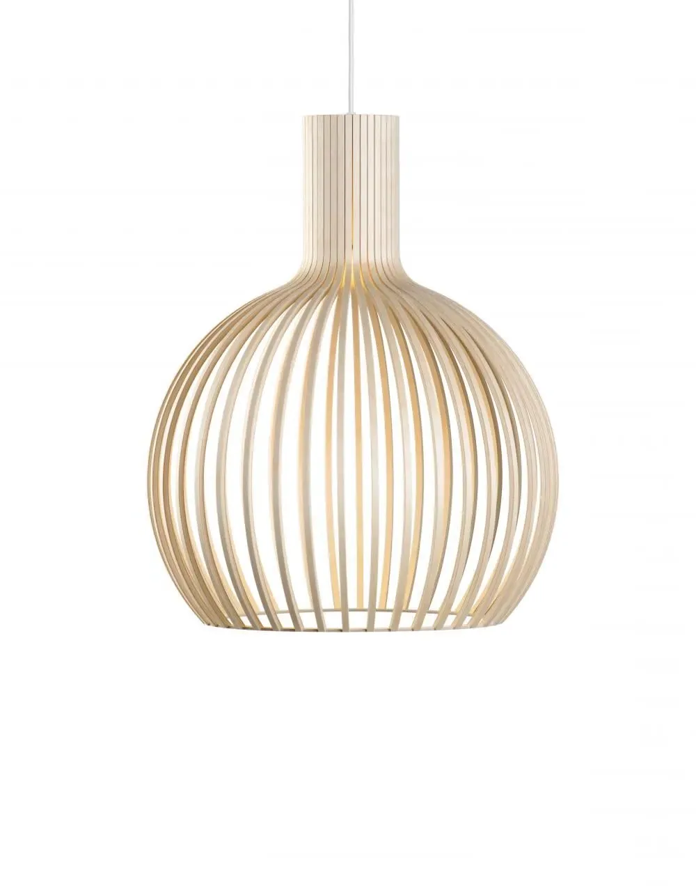 Large Pendant Light - Black, Birch