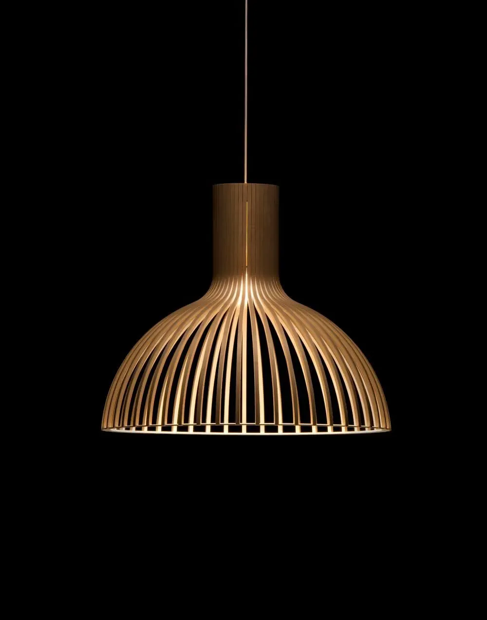 Large Pendant Light - Natural, Birch