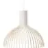 Large Pendant Light - White, Birch