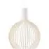 Large Pendant Light - White, Birch