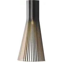 Large Wall Light Conical Design - Black, Birch