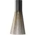 Large Wall Light Conical Design - Black, Birch