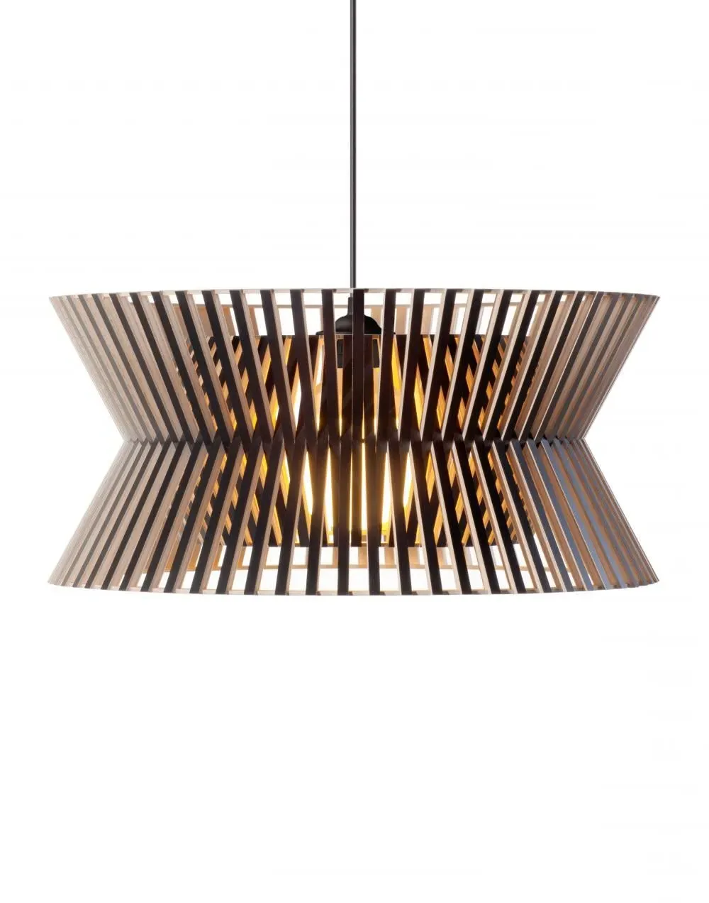 Pendant Light with Chandelier Design - Walnut, Birch