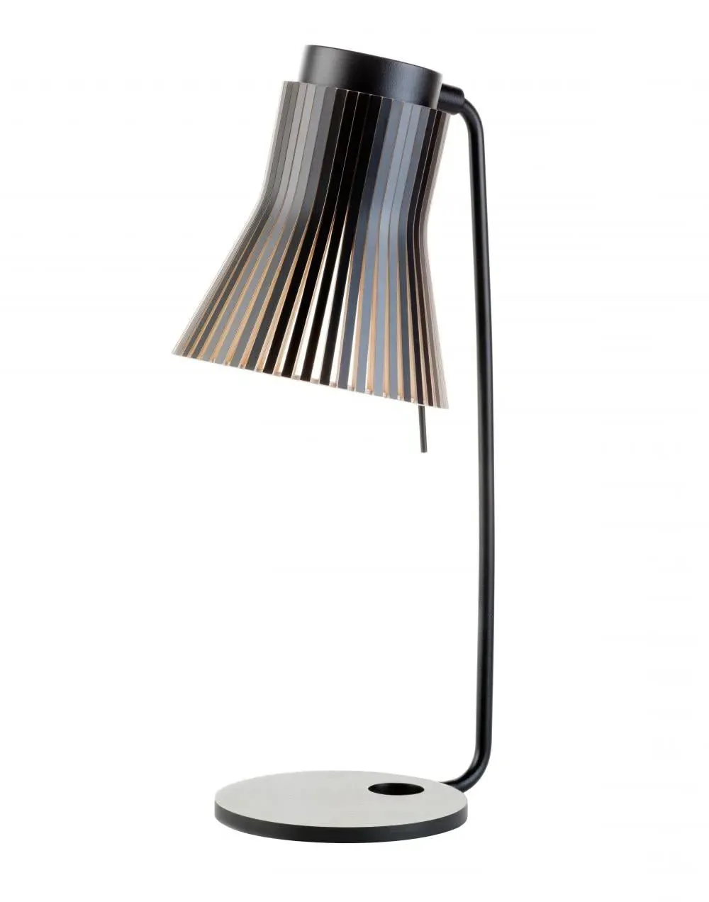 Petite Table Lamp with Conical Shade - Birch
