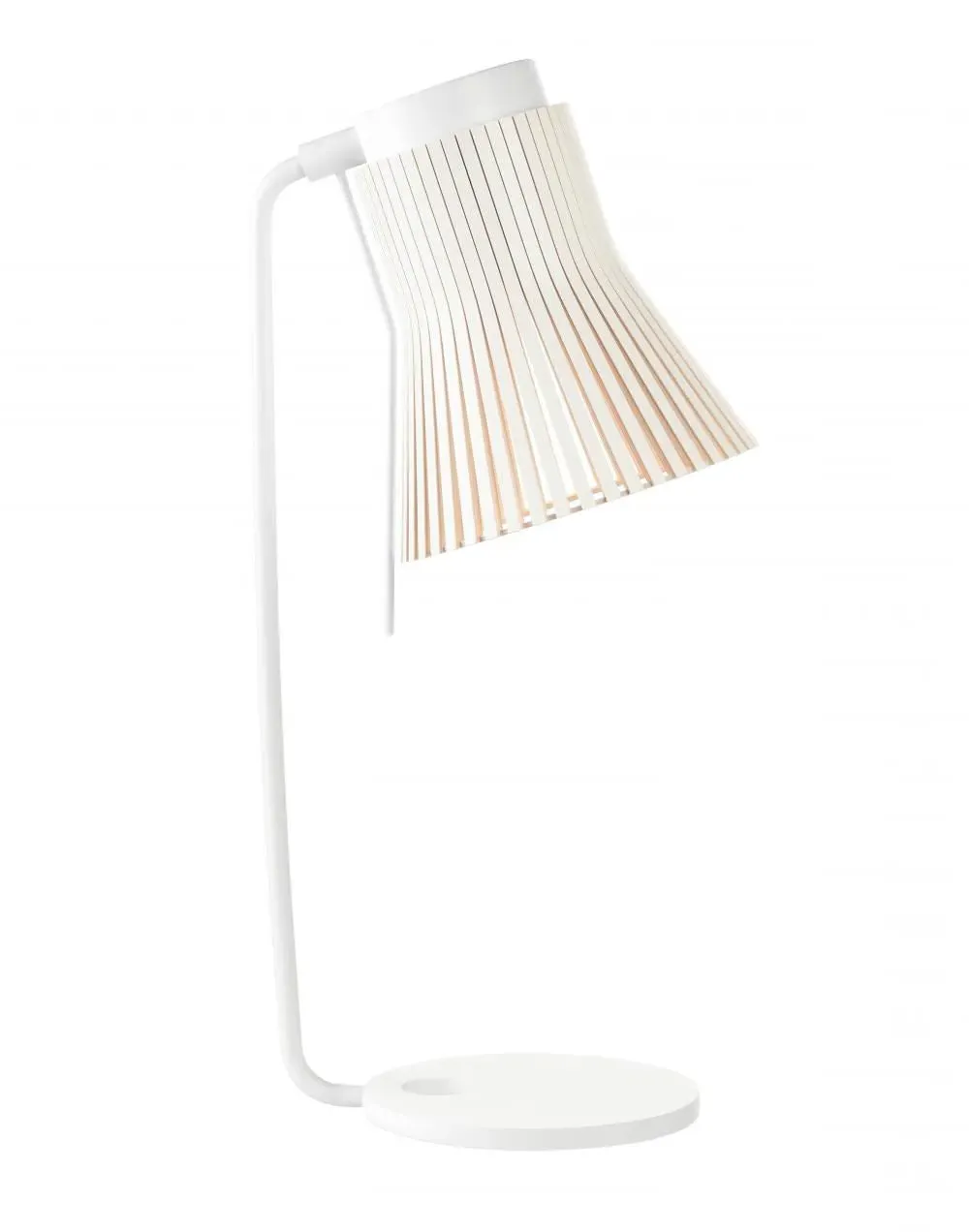 Petite Table Lamp with Conical Shade - Birch