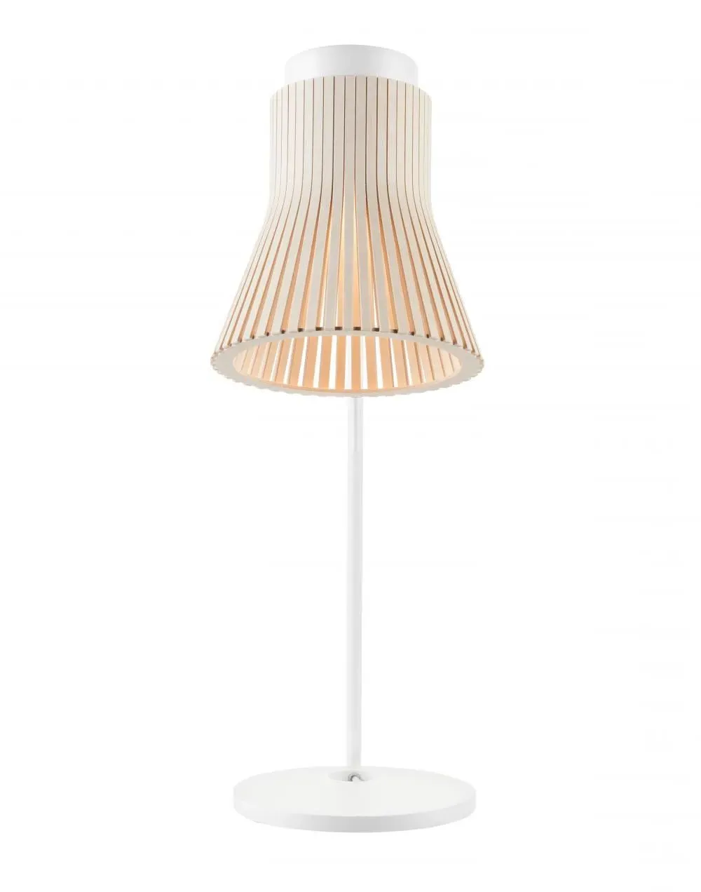 Petite Table Lamp with Conical Shade - Birch image